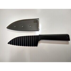 Kuhn Rikon Colori+ Non-Stick Serrated Paring Knife with Safety Sheath (China)